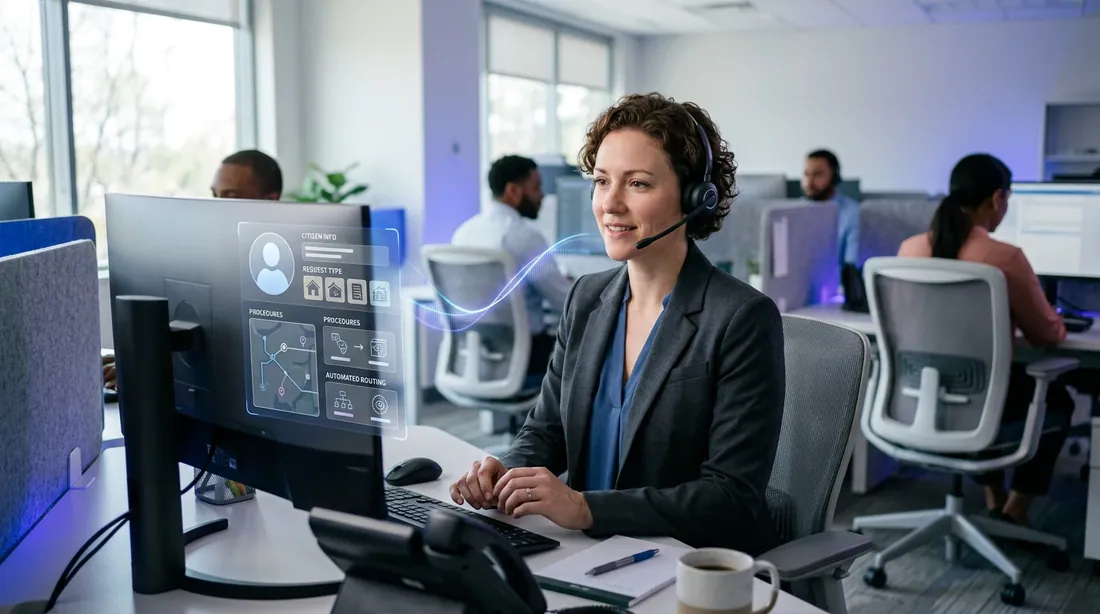 Agente comercial hablando por teléfono con un posible cliente
