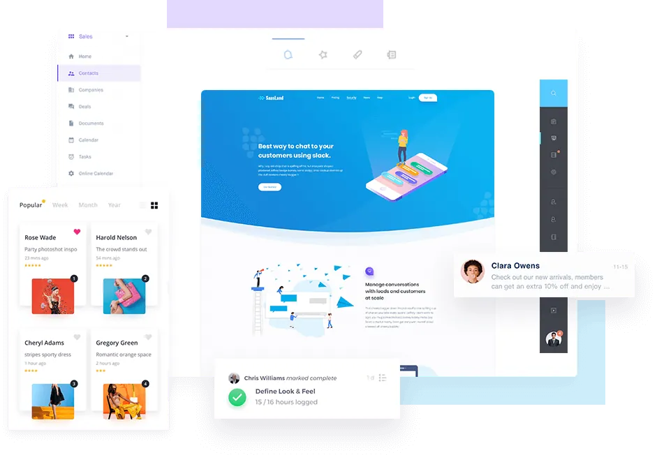 Landing pages incluidas en Paid Media Anunzi