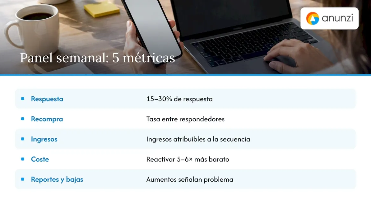 Indicadores y benchmarks de una campaña de reactivación
