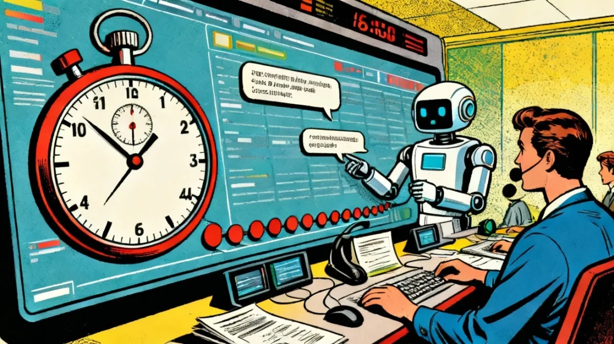 Reducción del tiempo medio de atención con IA conversacional